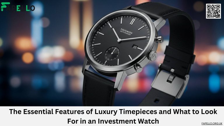 The Essential Features of Luxury Timepieces and What to Look For in an Investment Watch