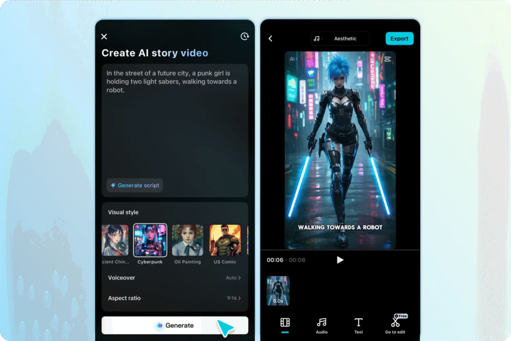 Animate Text Blogs into Shorts with AI Video Maker
