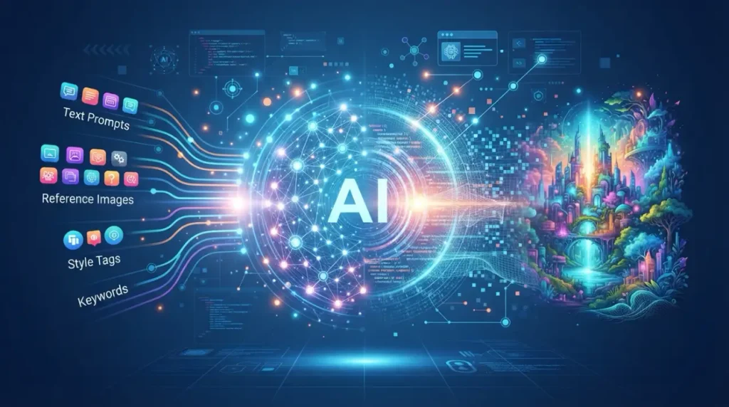 How Does a Free AI Image Generator Actually Work